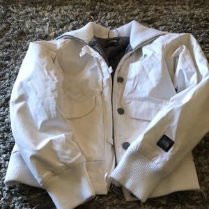 White Northface Jacket